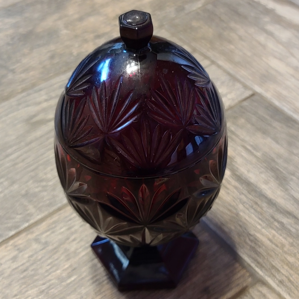 Vintage Luminarc Deep French Red Lidded Dish